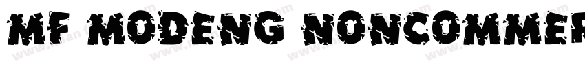 MF MoDeng Noncommerc字体转换